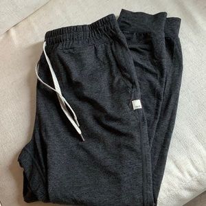 Vuori joggers. Heathers gray and black size medium